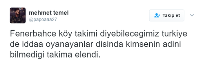 Fenerbahçe maçı sonrası şok tepki: Köy takımına elendik