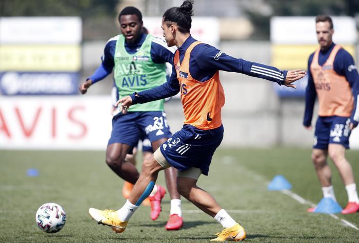 Fenerbahçe idmanından kareler Yüzler gülüyor