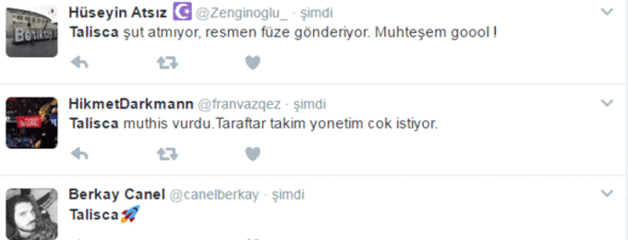 Talisca sosyal medyayı ayağa kaldırdı