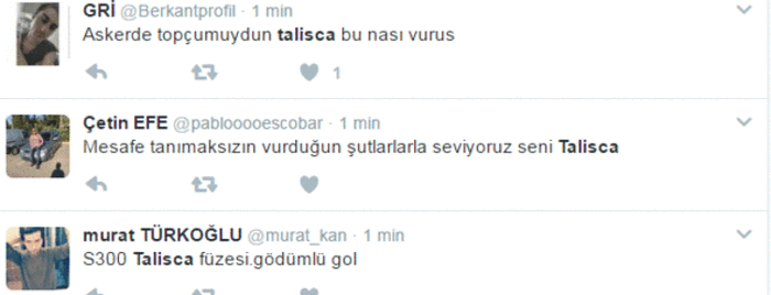 Talisca sosyal medyayı ayağa kaldırdı