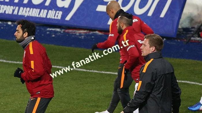 Çaykur Rizespor-Galatasaray maçından kareler;