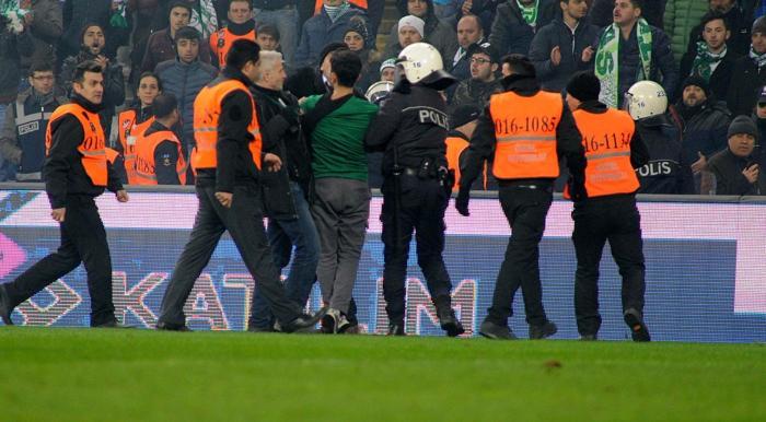 Bursaspor-Fenerbahçe maçından kareler