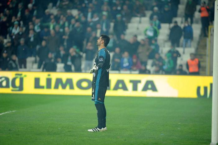 Bursaspor-Fenerbahçe maçından kareler
