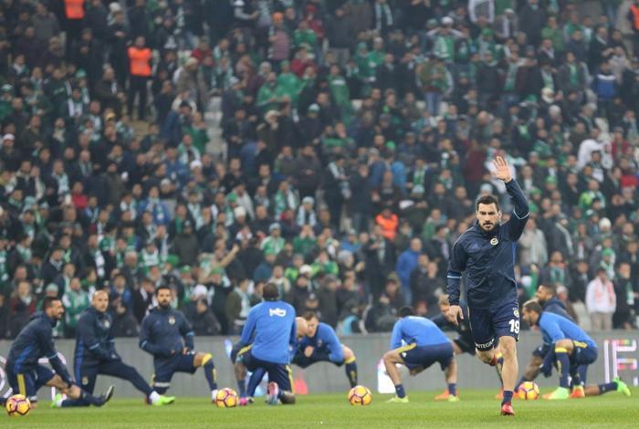 Bursaspor-Fenerbahçe maçından kareler