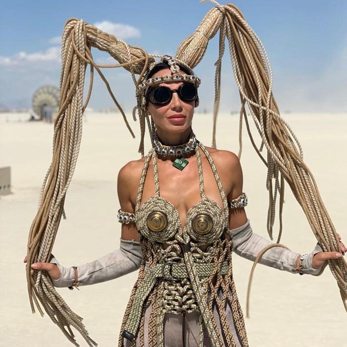 2019 Burning Manden renkli kareler