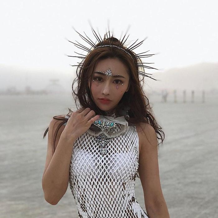 2019 Burning Manden renkli kareler