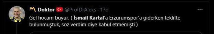 İsmail Kartal Erzurumspordan ayrıldı, Fenerbahçeliler sosyal medyayı yıktı