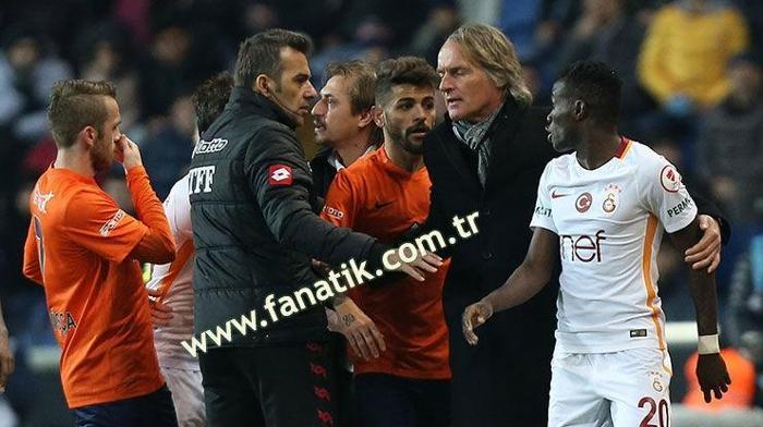 Başakşehir-Galatasaray maçında kareler