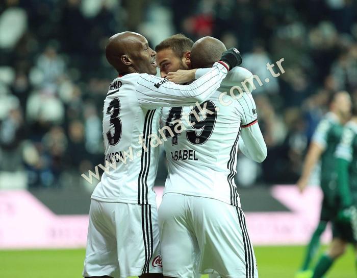 Beşiktaş-Konyaspor maçından kareler