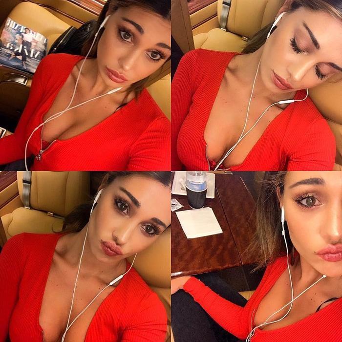 Belen Rodriguez kendini sahillere attı