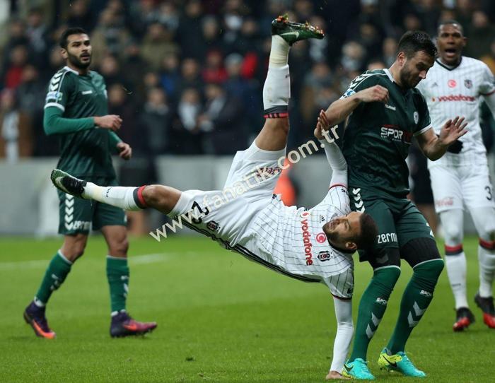 Beşiktaş-Konyaspor maçından kareler