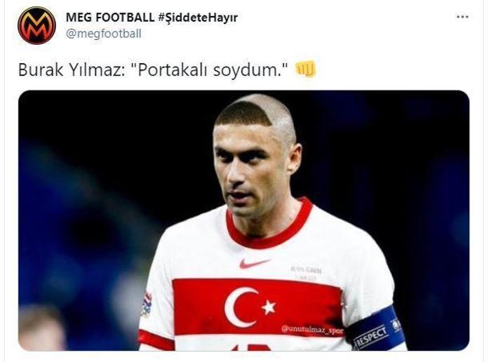 Türkiye-Hollanda maçına Burak Yılmaz damga vurdu