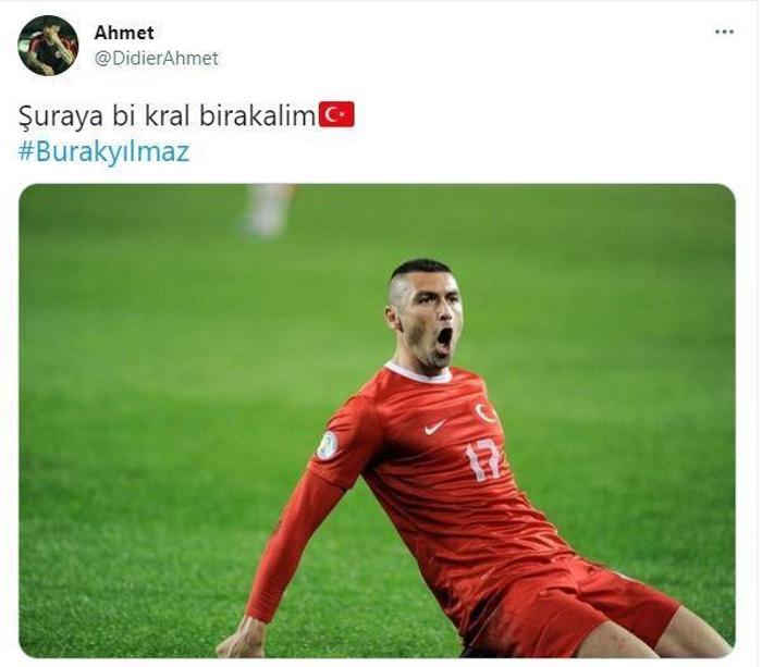 Türkiye-Hollanda maçına Burak Yılmaz damga vurdu