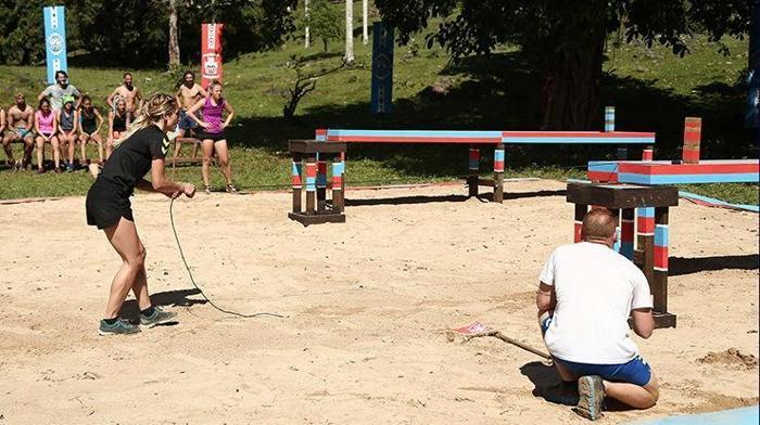 İşte ilk Survivor dokunulmazlık oyunu