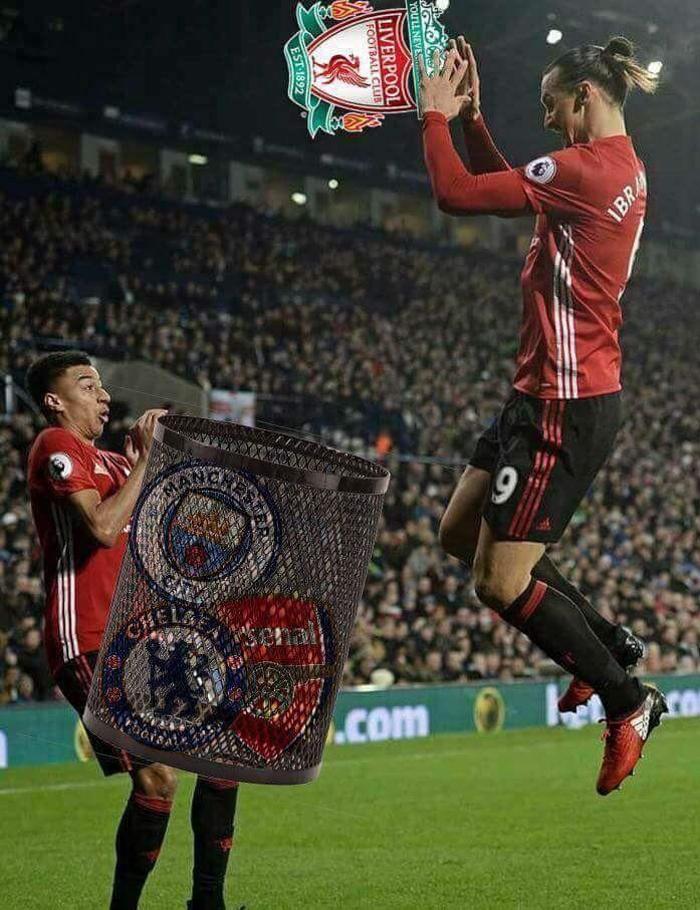 Bol mizahlı Zlatan Ibrahimovic ve Lingardın gol sevinci