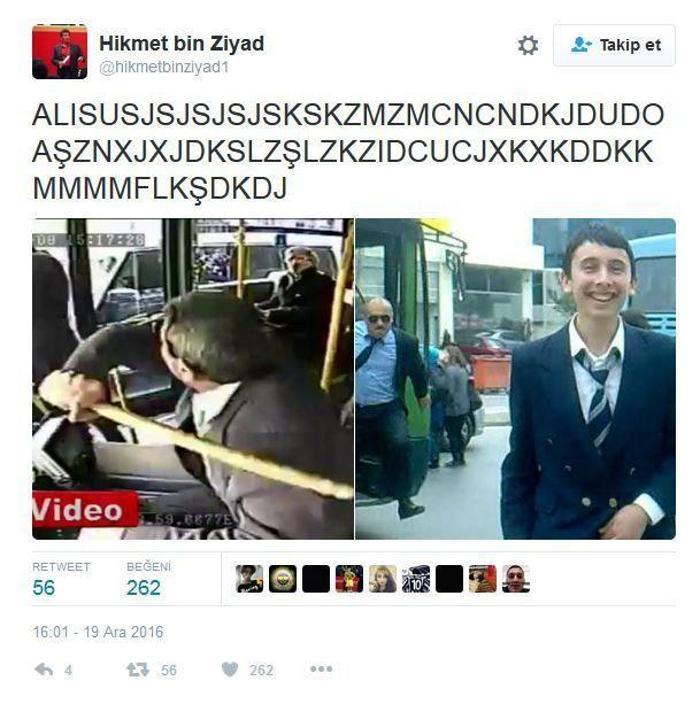 Burak Yılmazın otobüs şoförüyle kavgası ortaya çıktı sosyal medya çalkalandı