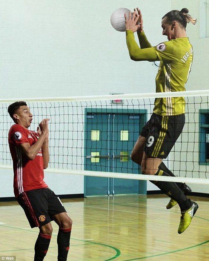 Bol mizahlı Zlatan Ibrahimovic ve Lingardın gol sevinci