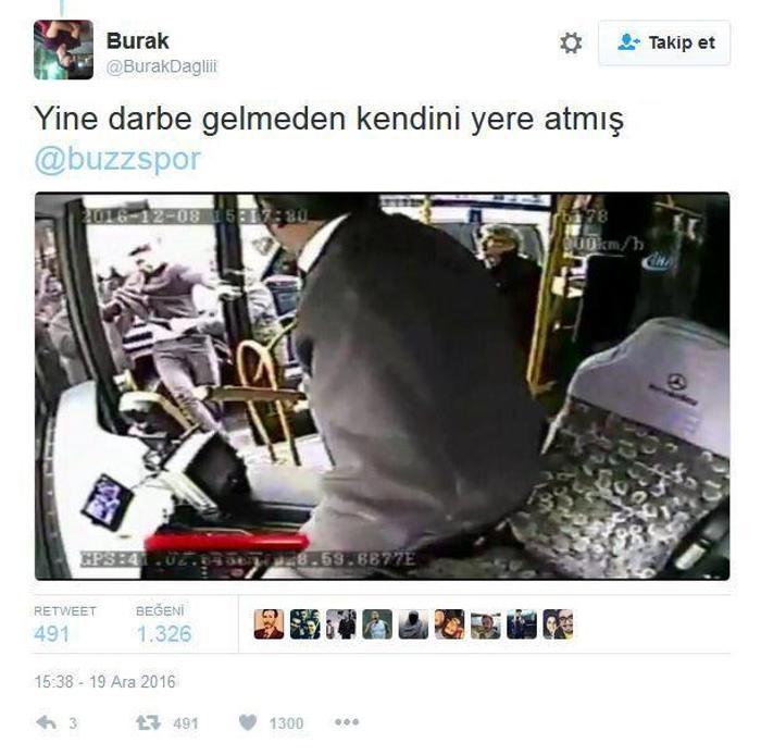 Burak Yılmazın otobüs şoförüyle kavgası ortaya çıktı sosyal medya çalkalandı