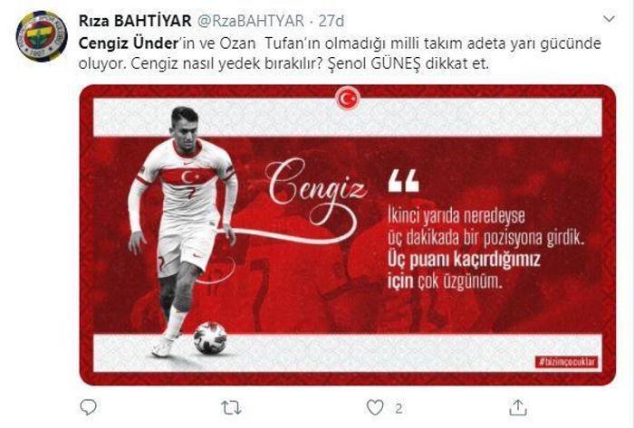 İŞTE SOSYAL MEDYADA CENGİZ ÜNDER YORUMLARI