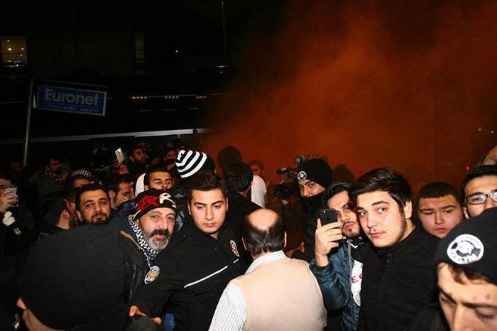 Beşiktaşa müthiş karşılama