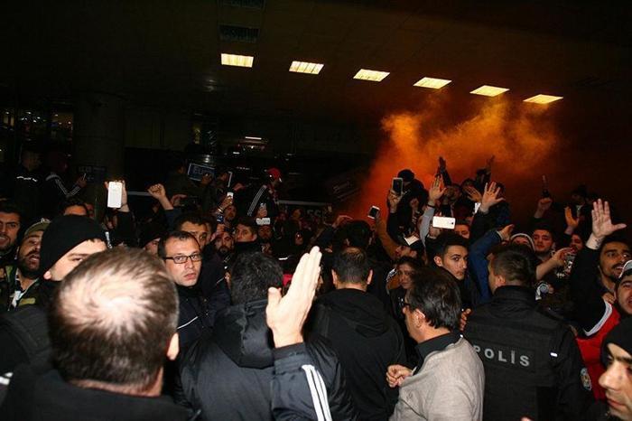 Beşiktaşa müthiş karşılama
