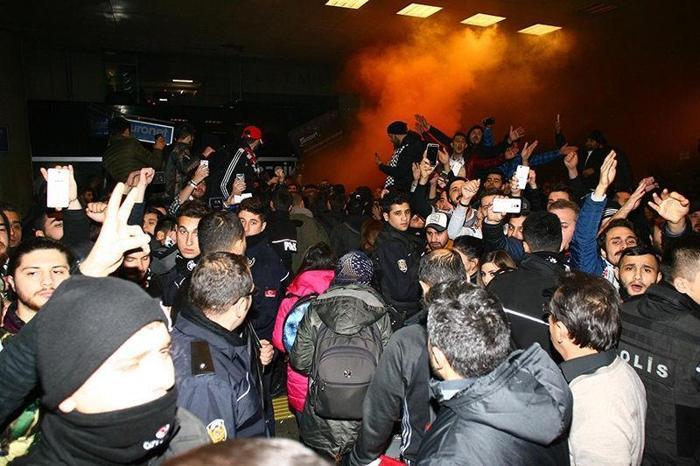 Beşiktaşa müthiş karşılama