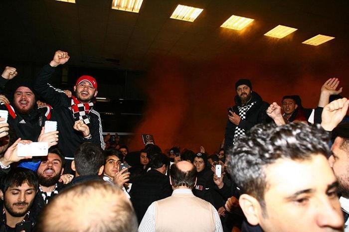 Beşiktaşa müthiş karşılama