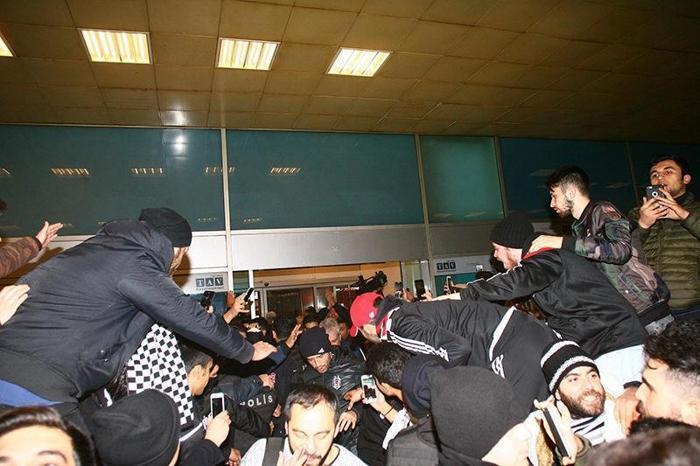 Beşiktaşa müthiş karşılama