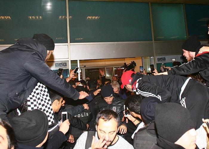 Beşiktaşa müthiş karşılama