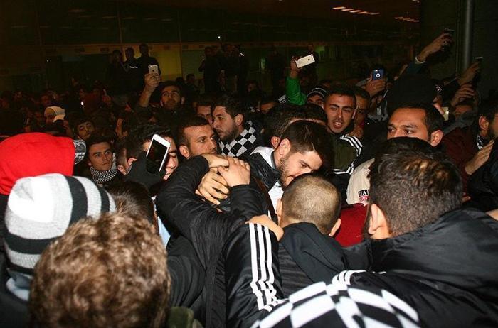 Beşiktaşa müthiş karşılama