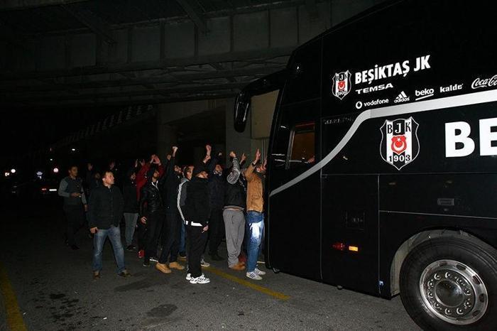 Beşiktaşa müthiş karşılama