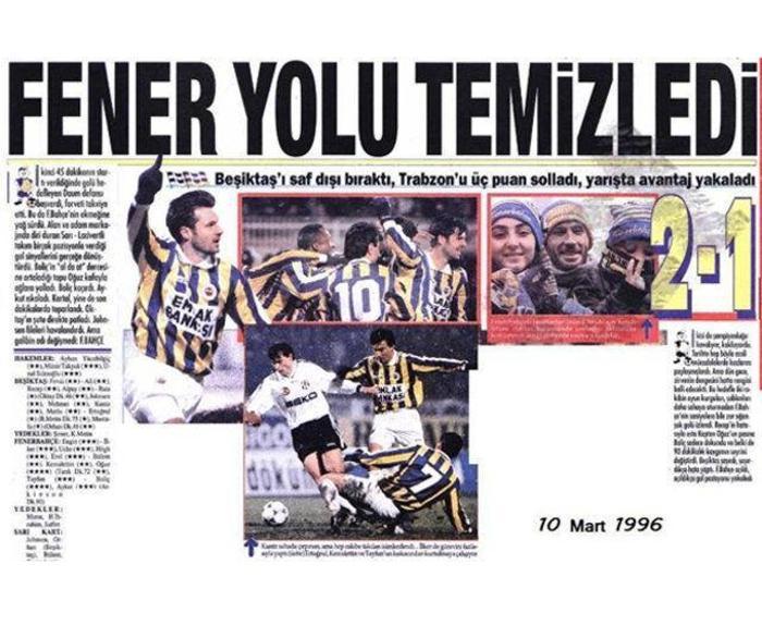 Unutulmayan Fenerbahçe-Beşiktaş derbileri