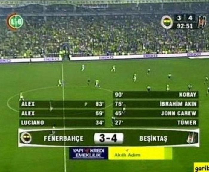 Unutulmayan Fenerbahçe-Beşiktaş derbileri