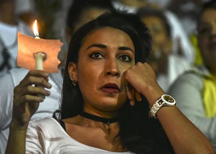 Yüz binler Chapecoense için bir araya geldi