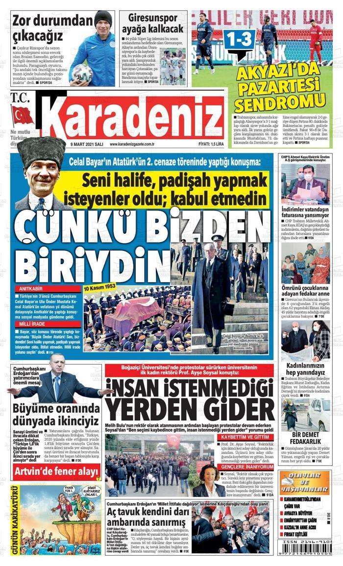 Trabzonsporun Alanyaspor mağlubiyeti yerel basında