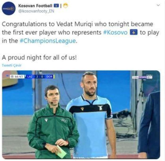 Vedat Muriç tarihe geçti