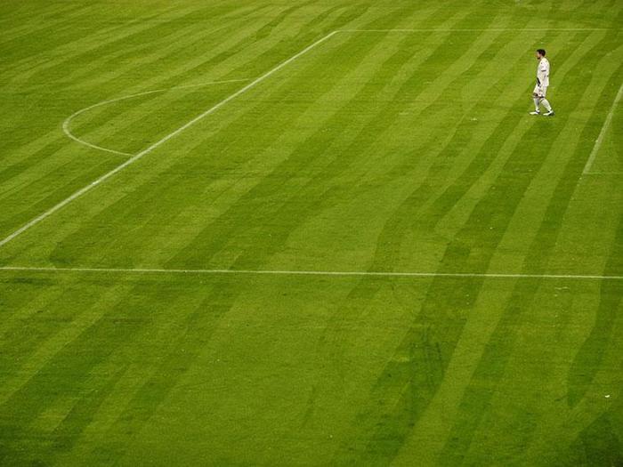 Allianz Arenada hiç kar yağmamış gibi Bayern Münih - Bielefeld...
