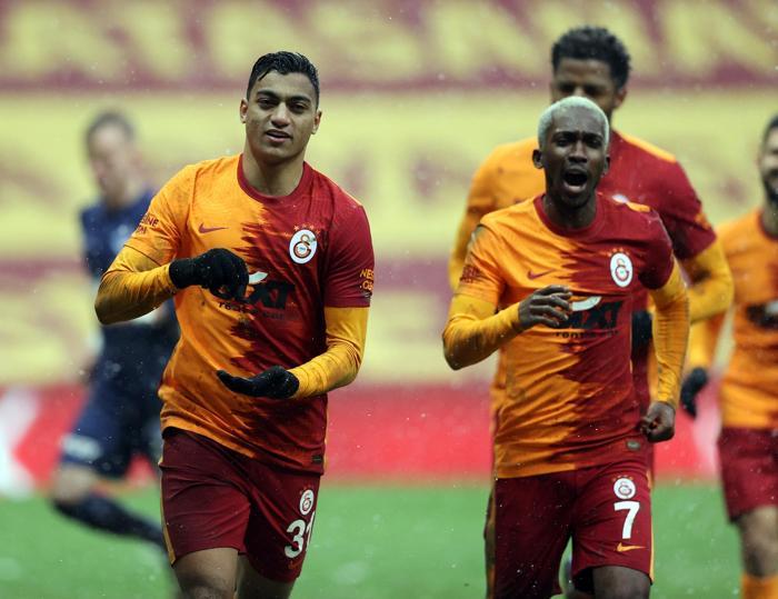 Son dakika Galatasarayda Mostafa Mohamed durdurulamıyor Rekorun peşinde...