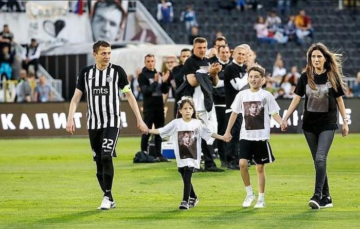 Sasa Ilicten Partizan taraftarına duygusal veda