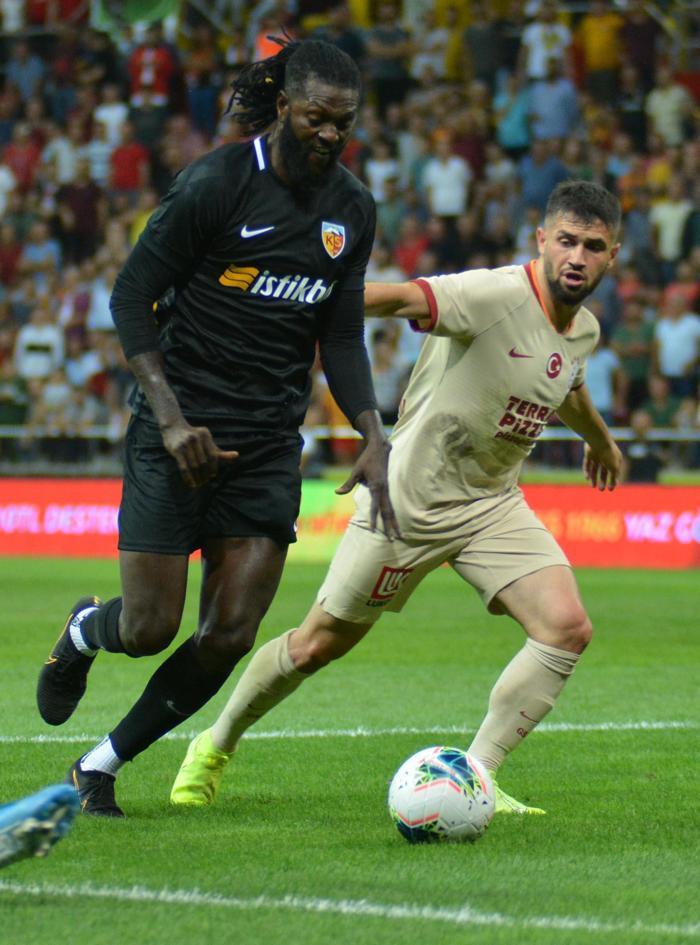 Kayserispor - Galatasaray maçında gerginlik Kulübede kırmızı kart...