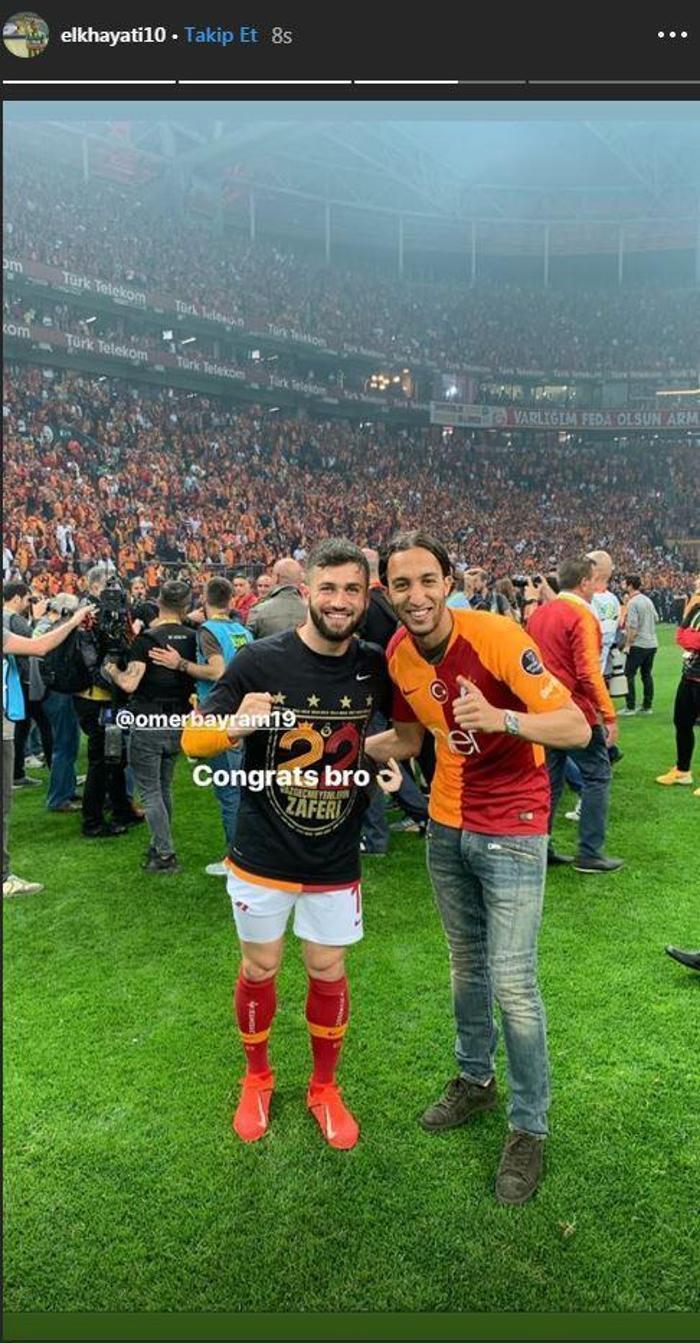Nasser El Khayati, Galatasaraya mı transfer oluyor Kutlamalarda görüntülendi...