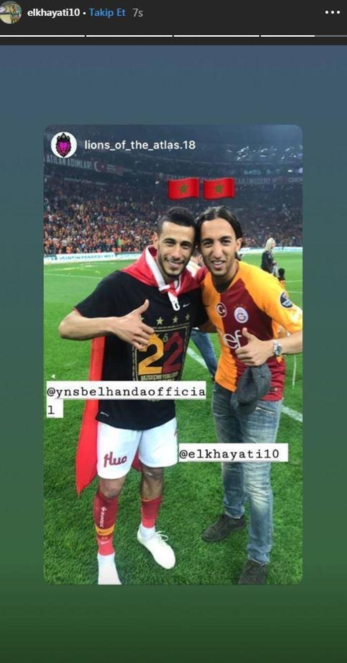 Nasser El Khayati, Galatasaraya mı transfer oluyor Kutlamalarda görüntülendi...
