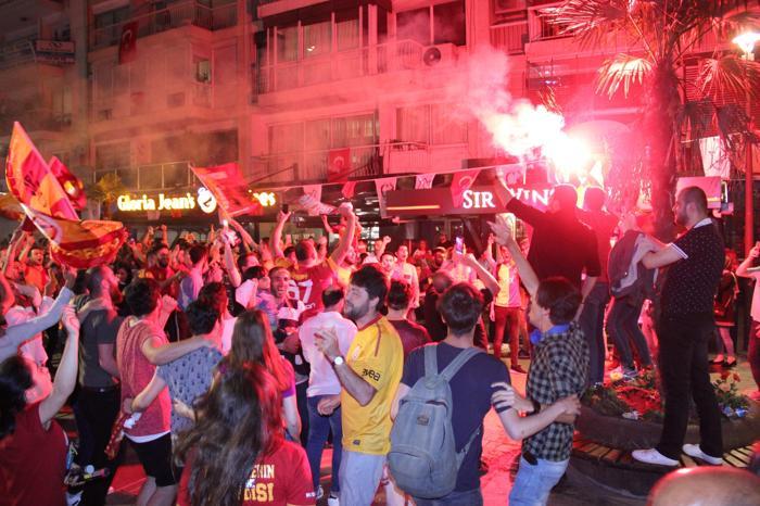 Türkiyenin dört bir yanında Galatasaray sevinci