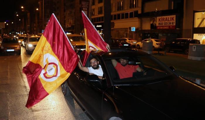 Türkiyenin dört bir yanında Galatasaray sevinci