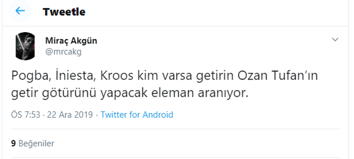 Ozan Tufan, Fenerbahçe-Beşiktaş derbisinin önüne geçti