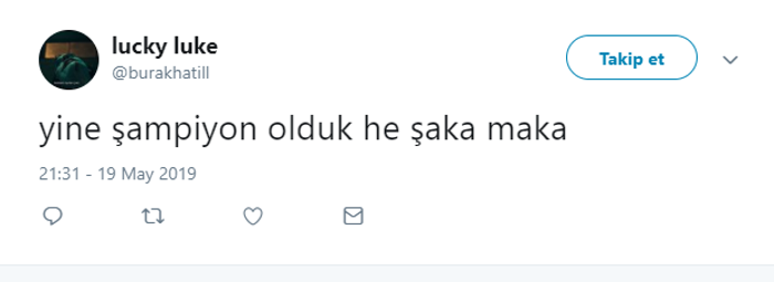 Galatasaray şampiyon oldu taraftar çılgına döndü