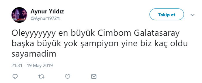 Galatasaray şampiyon oldu taraftar çılgına döndü