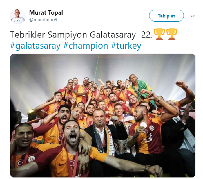 Galatasaray şampiyon oldu taraftar çılgına döndü