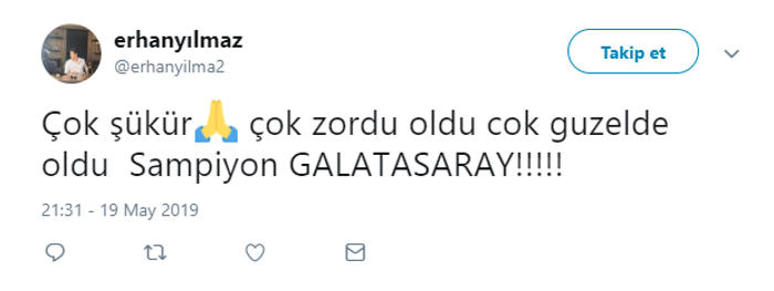 Galatasaray şampiyon oldu taraftar çılgına döndü