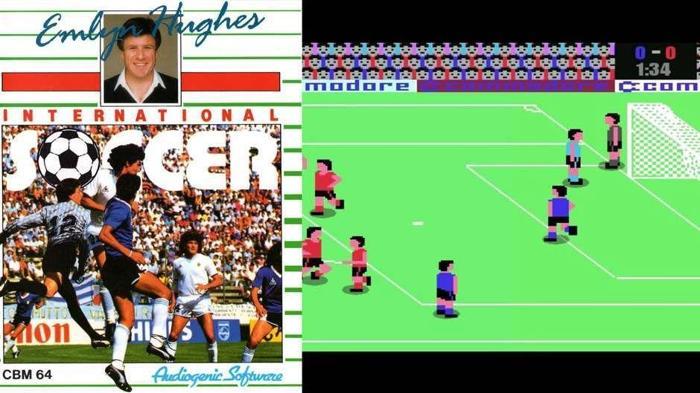 17 - Emlyn Hughes International Soccer (1988) - Amiga, Atari, Commodore